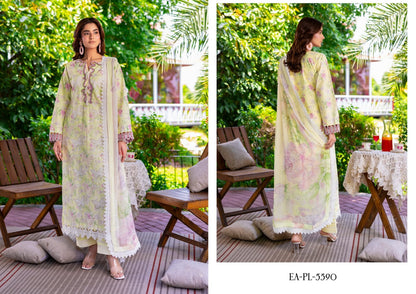 ESHAISHA PRINTED LAWN EMBROIDERED COLLECTION VOL-3