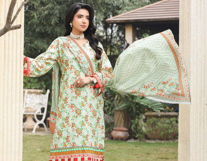 Bin Naeem DIGITAL PRINTED LAWN platinum