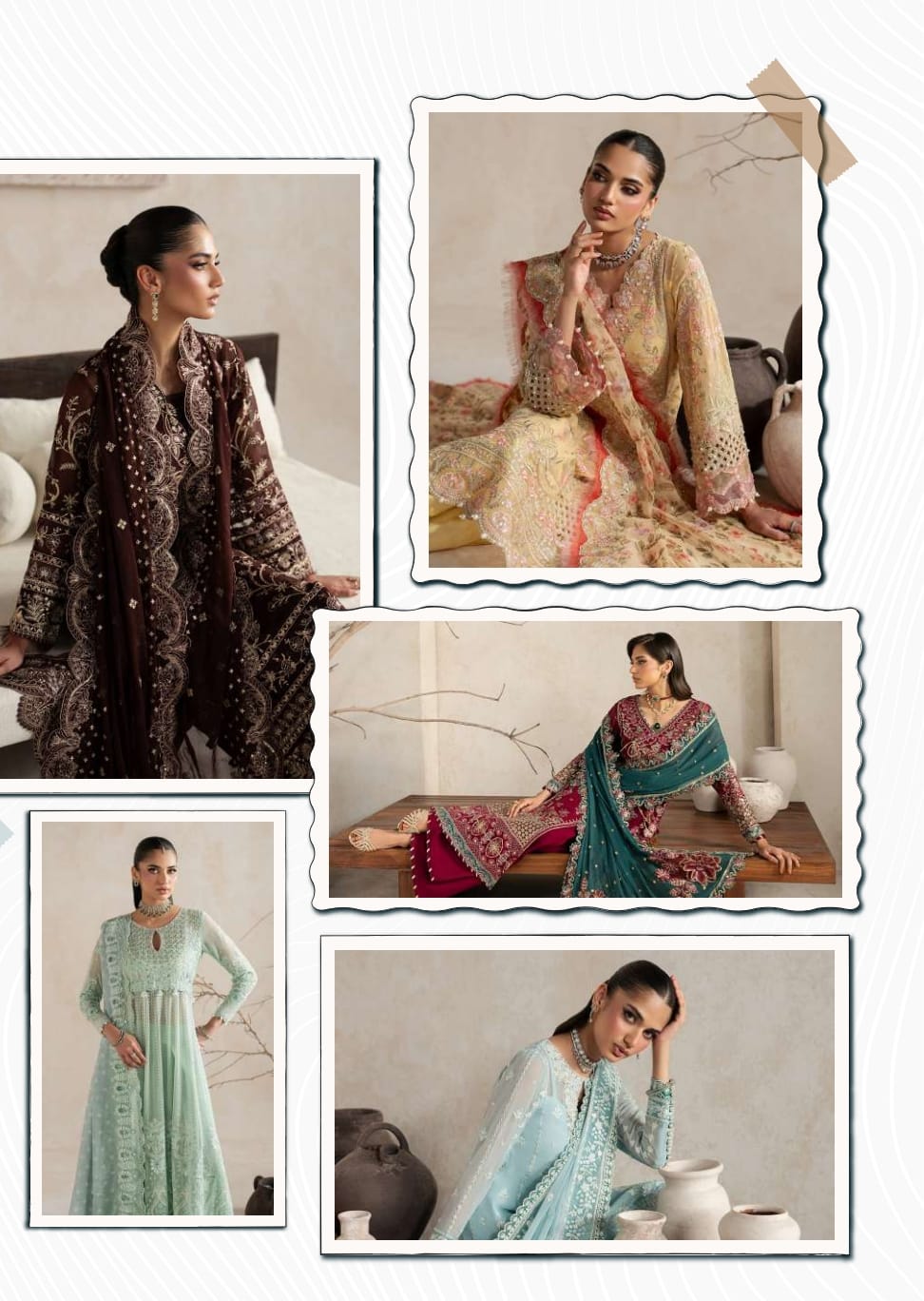 Gulaal Unstitched Embroidered Chiffon