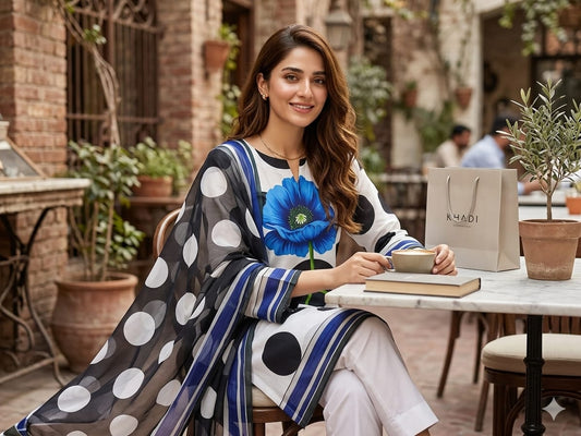 Printed Lawn With Chiffon Dupatta Collection
