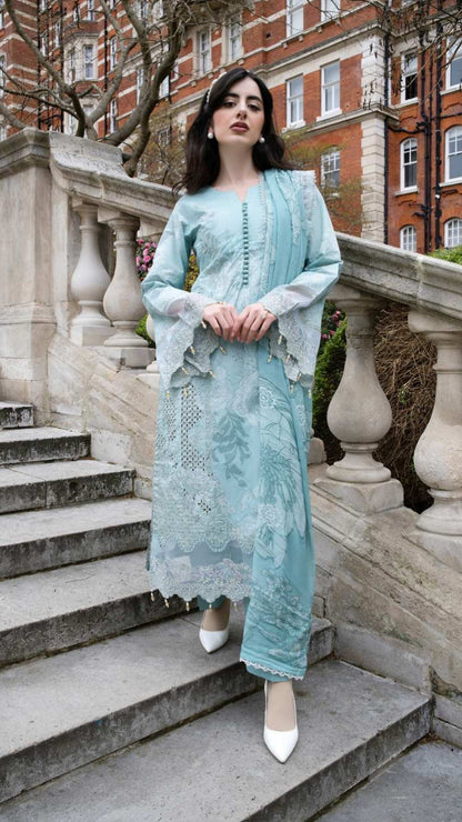 ALZOHAIB SUNSHINE BLOOM England Stories Embroidered Lawn