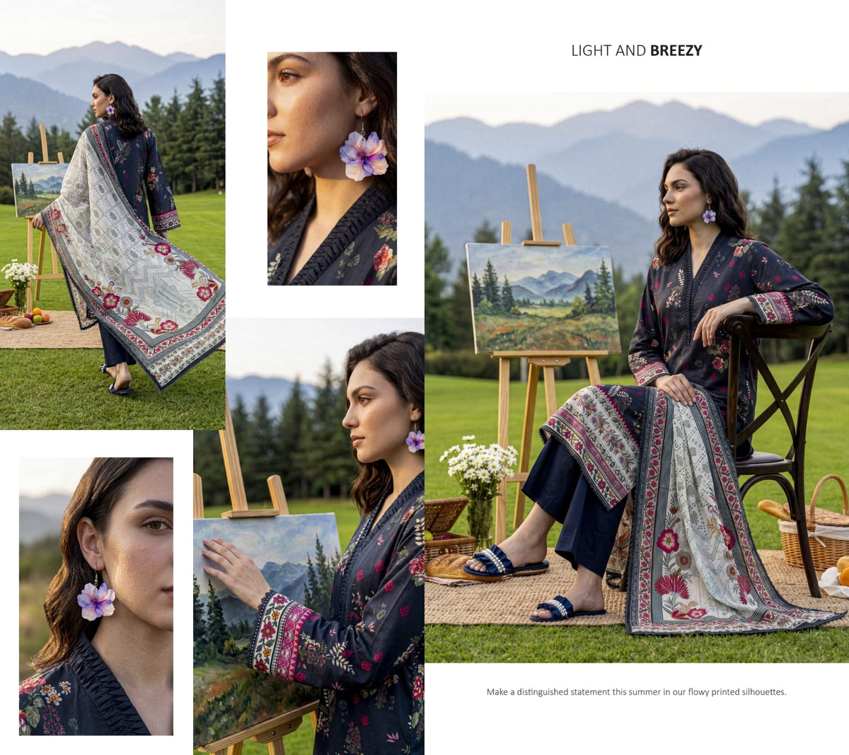 ELAYA PRINTS PREMIUM DROP 106 Lawn Prints