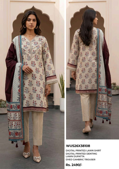 ZELLBURY UNSTITCHED LAWN