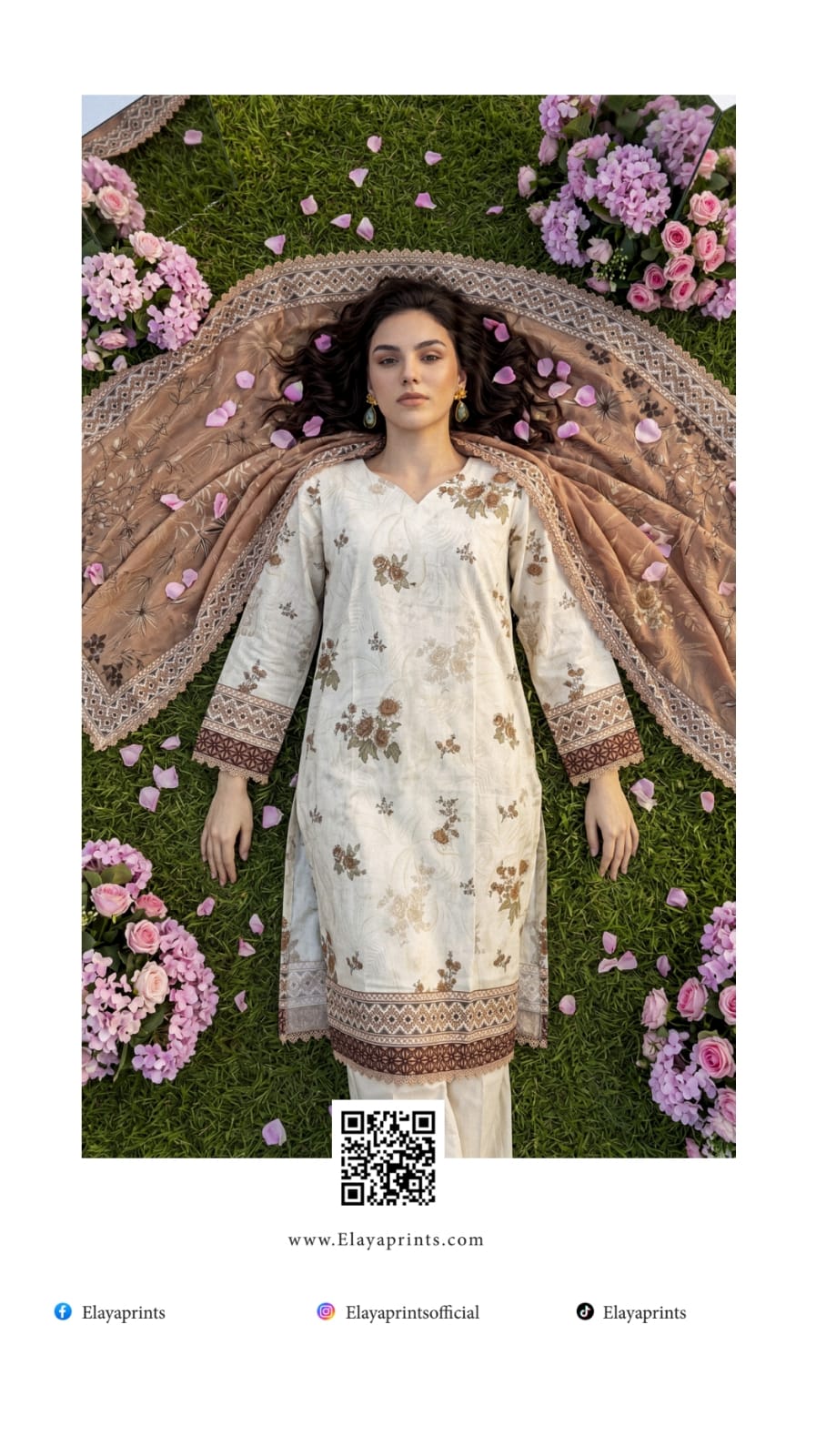 ELAYA PRINTS PREMIUM DROP 106 Lawn Prints