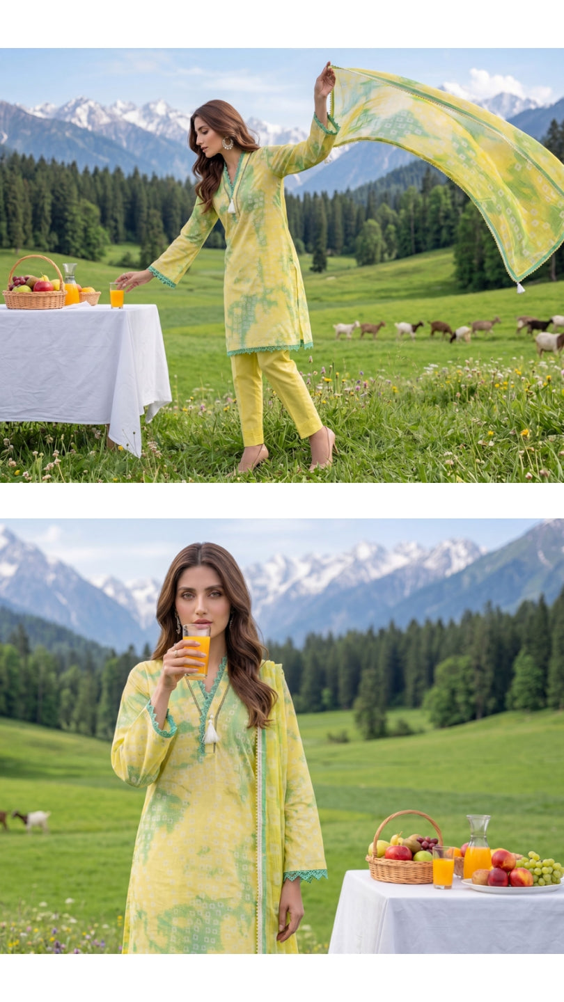 COLORS DIGITAL PRINTED LAWN CHIFFON DUPATTA EDITION