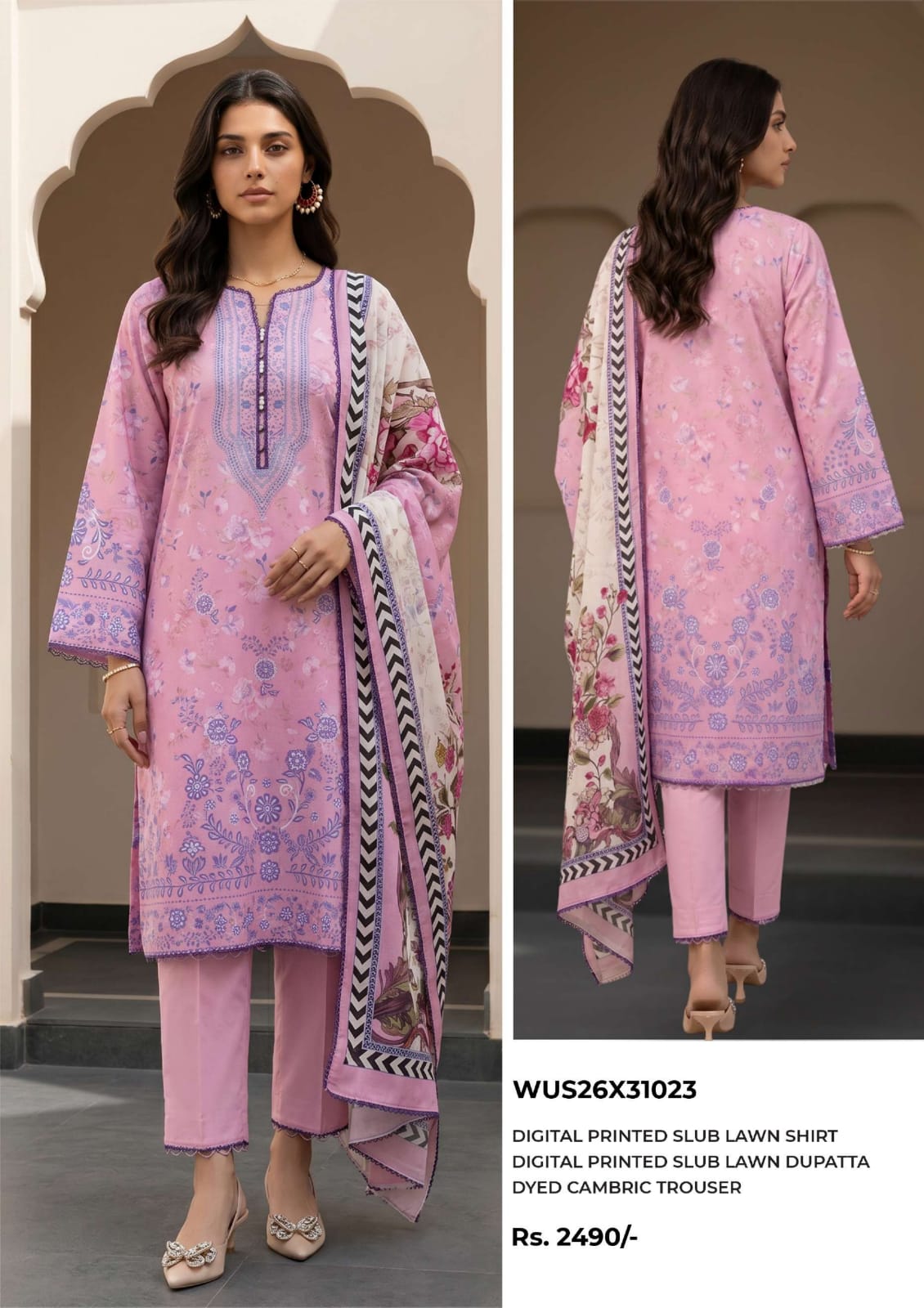 ZELLBURY LAWN Printed 3 PIECE Collection VOL-6 2026