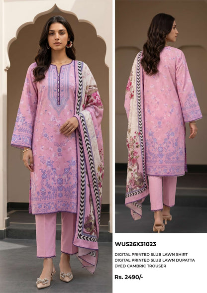 ZELLBURY LAWN Printed 3 PIECE Collection VOL-6 2026