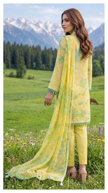 COLORS DIGITAL PRINTED LAWN CHIFFON DUPATTA EDITION