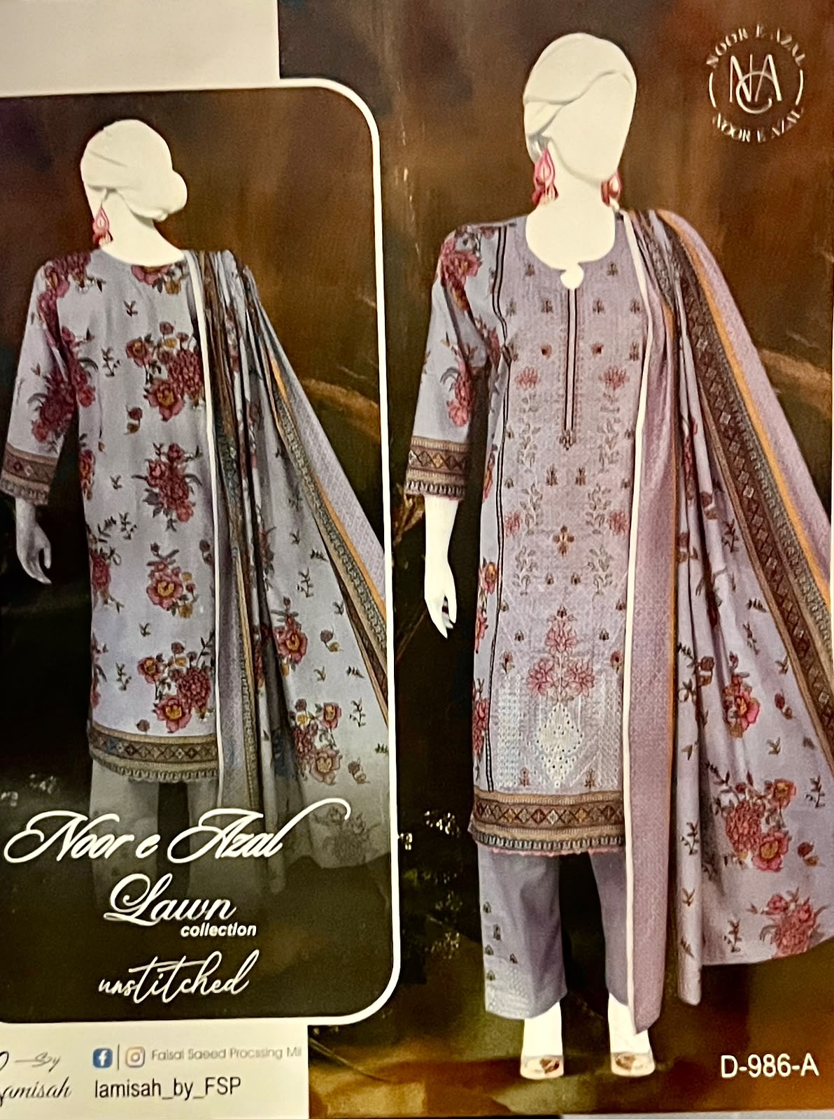 Noor e Azal Lawn 2026 Collection