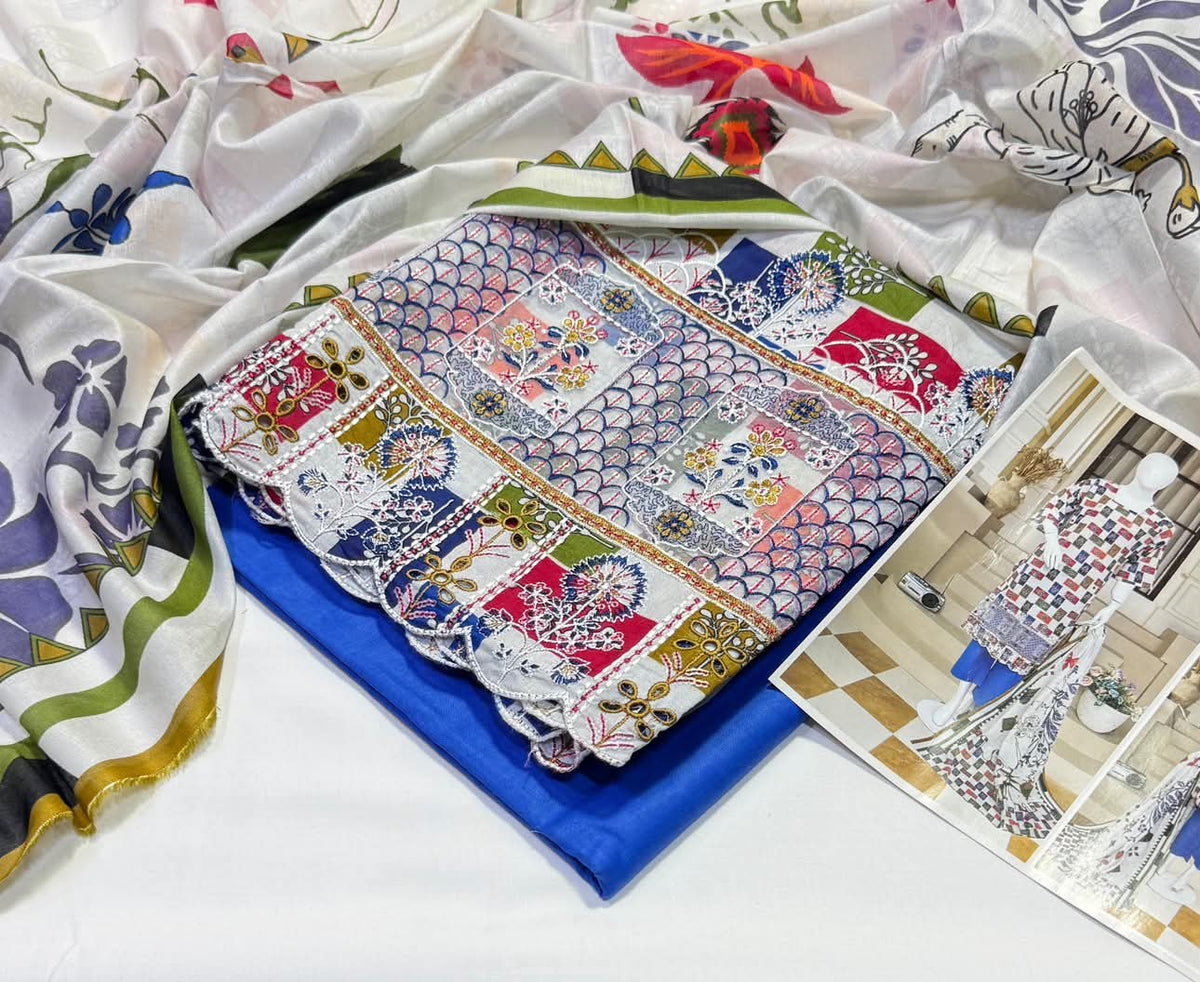 Boring Daman Embroidered Collection
