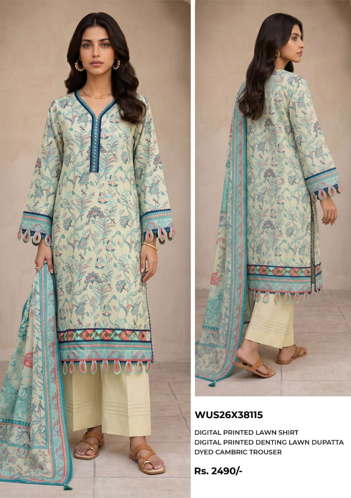 ZELLBURY LAWN Printed 3 PIECE Collection VOL-6 2026