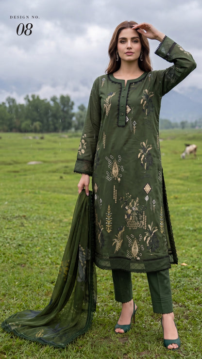 COLORS DIGITAL PRINTED LAWN CHIFFON DUPATTA EDITION