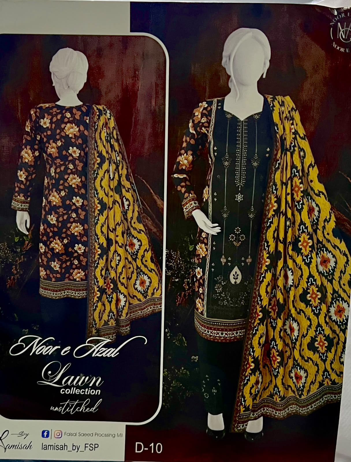 Noor e Azal Lawn 2026 Collection