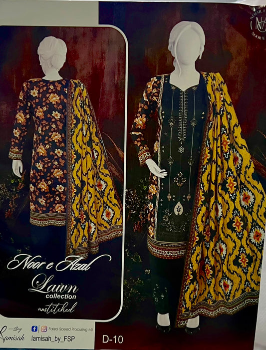 Noor e Azal Lawn 2026 Collection