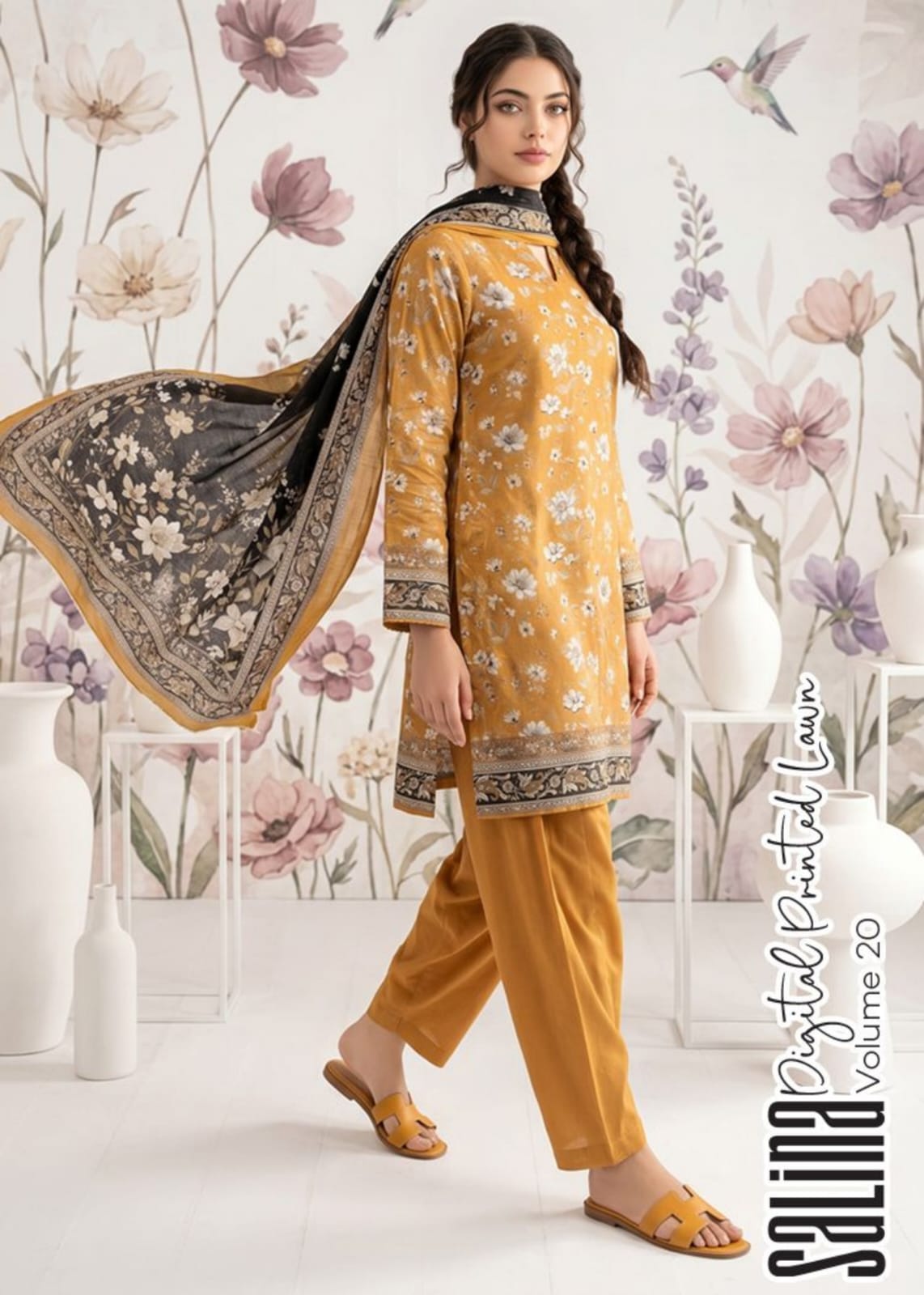 SALINA Digital Printed Lawn