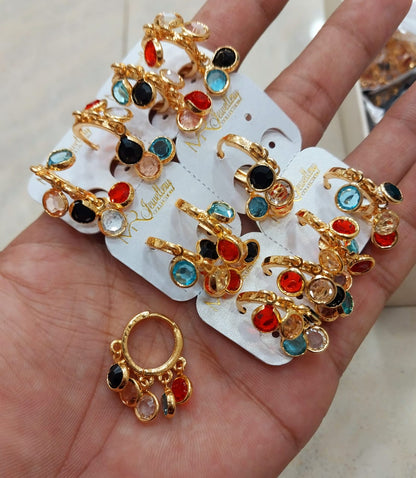 China gold plated earrings Bali