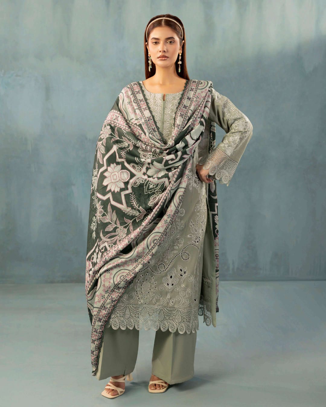 ADAN'S LIBAS DHANAK READY TO WEAR 3 PIECE