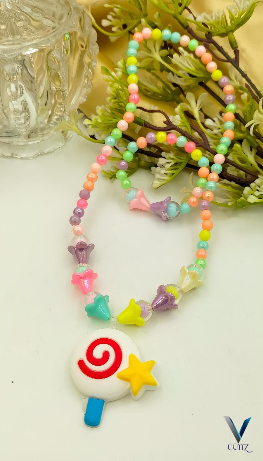 Fancy China kids silicone Mala With Breslate