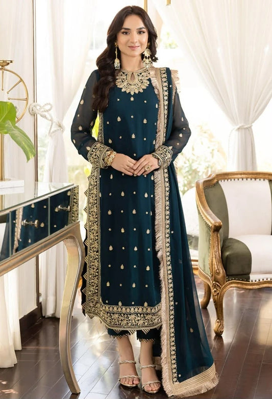 Fancy Chiffon Organza Net Mix Design
