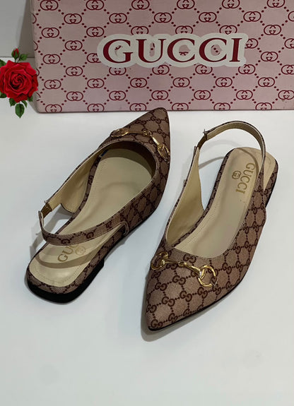 Gucci Chain Flat pumps