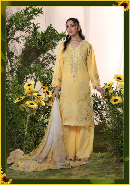 IRHA  GUZEL  Luxury Cotton 3 Pc Stitched Collection