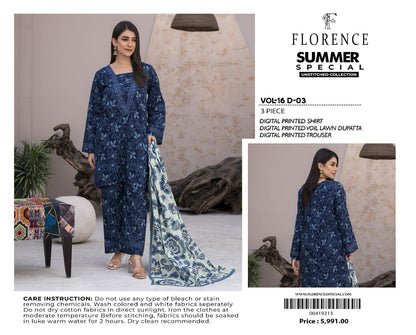 FLORENCE LAWN 3 PC COLLECTION
