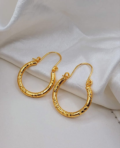 China gold plated earrings Bali