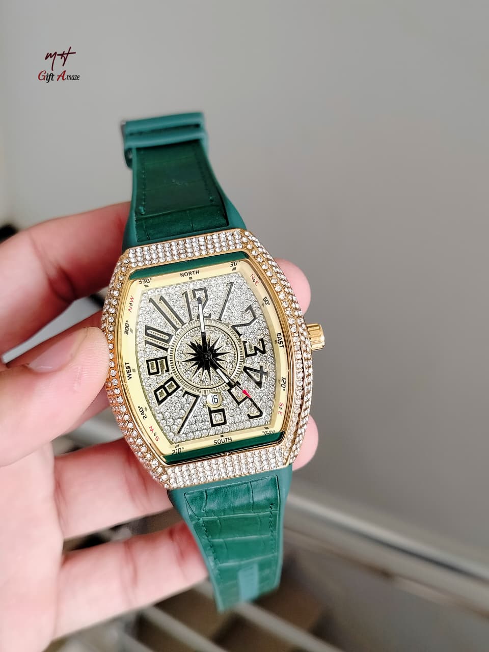 Franc Muller Full Stone Watch