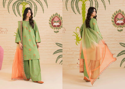 ZEENAT MOSHO PRET STITCHED COTTON CODES COLLECTION