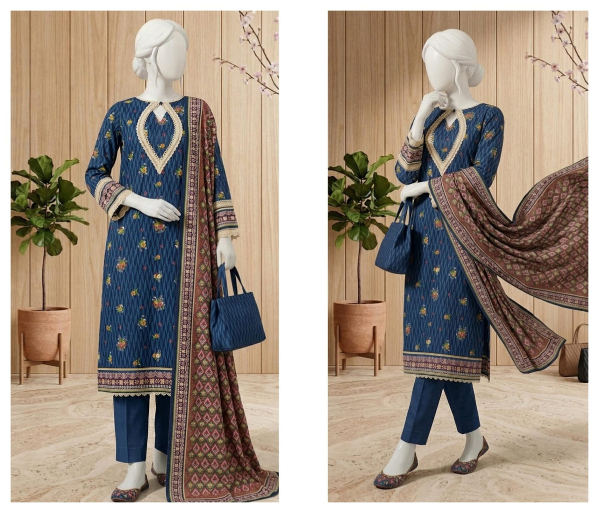 RANG-E-BAHAR Digital Printed Lawn 3 Piece Collection Vol-1 2026