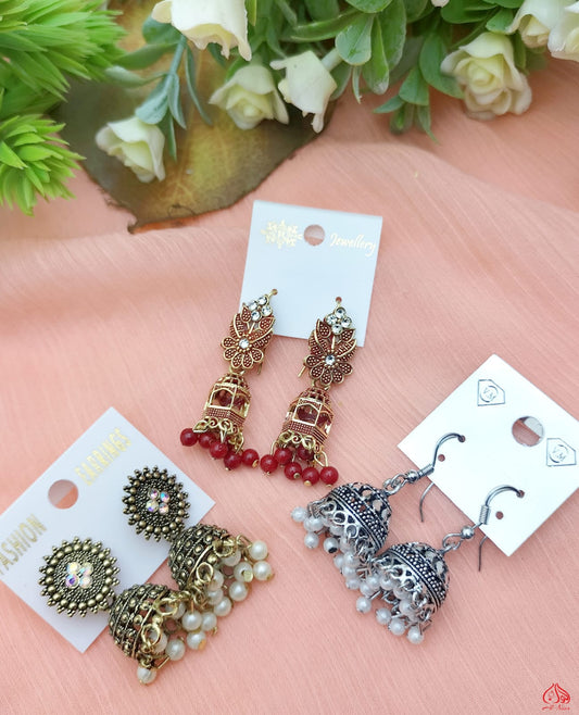 3 Pc Indian Jhumki