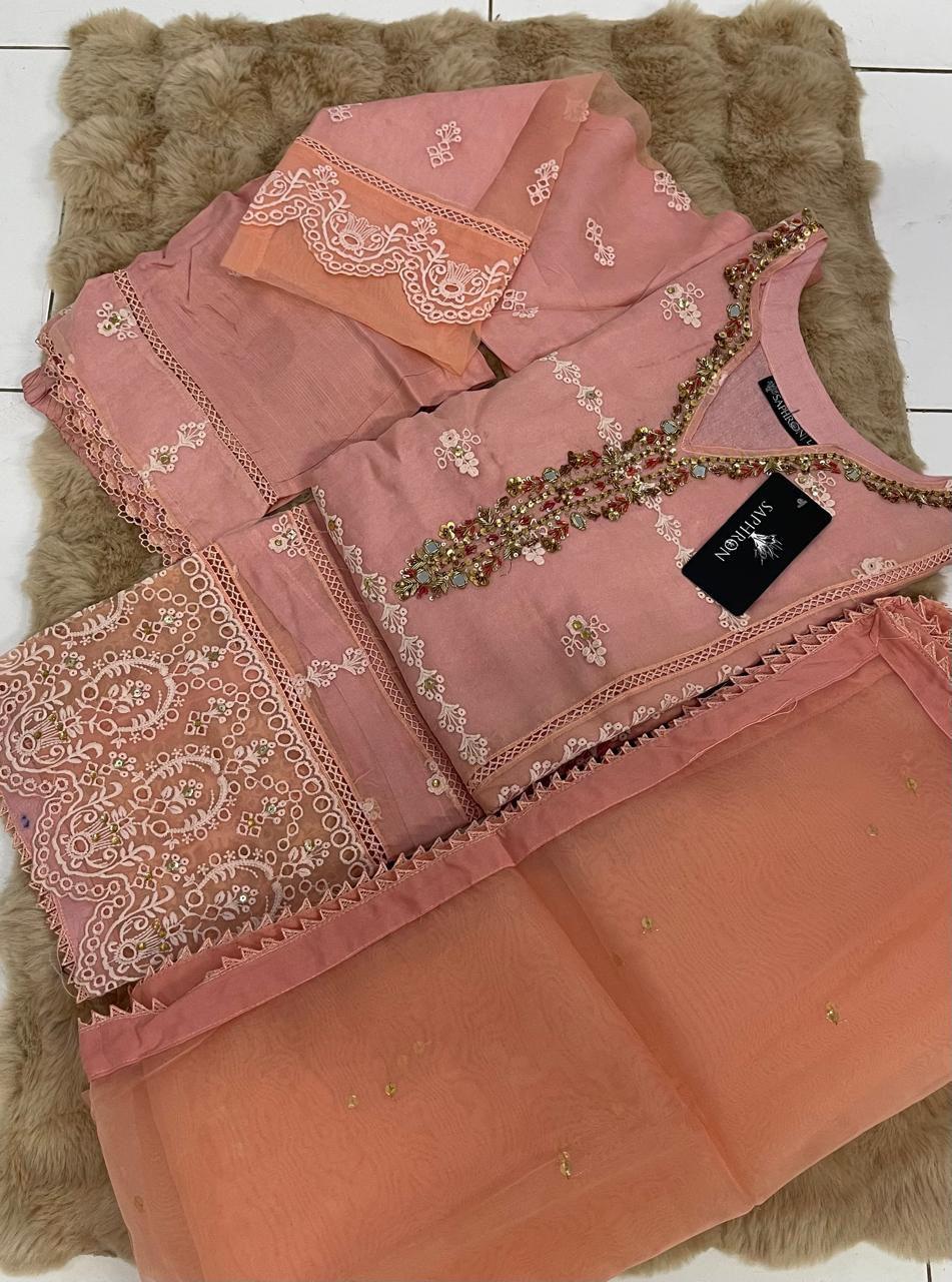 Regalia Organza Embroidered Stitch Collection