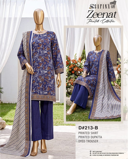 SAFINA Zeenat Digital Printed Lawn 3 PIECE Collection 2026