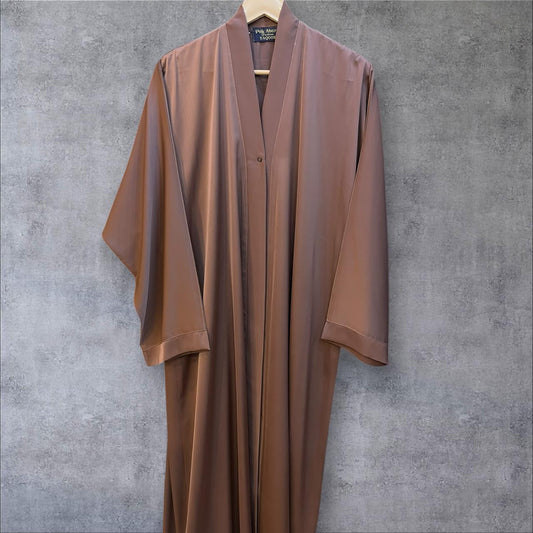 Highneck frontopen abaya