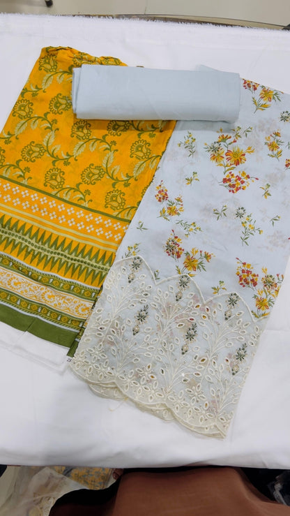 ZESH PREMIUM 3 PIECE Embroidered Eid Exclusive Lawn