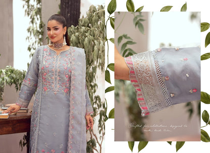 FALIHA Fancy ORGANZA Embroidered Collection 𝟸𝟶𝟸𝟼