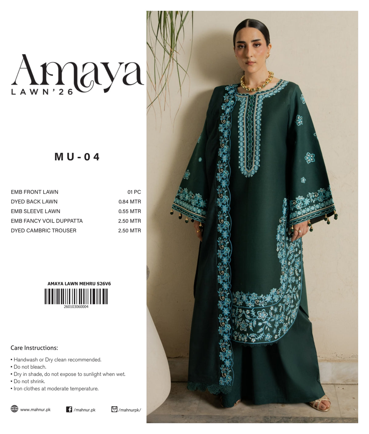 AMAYA LAWN 26 MAHNUR