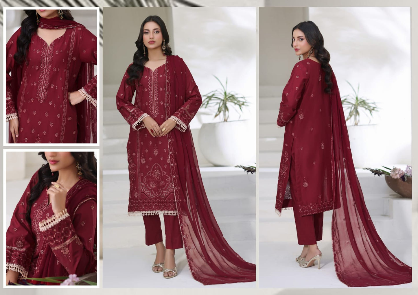 T.PARISHAY Embroidered 3 Piece Lawn EID Collection