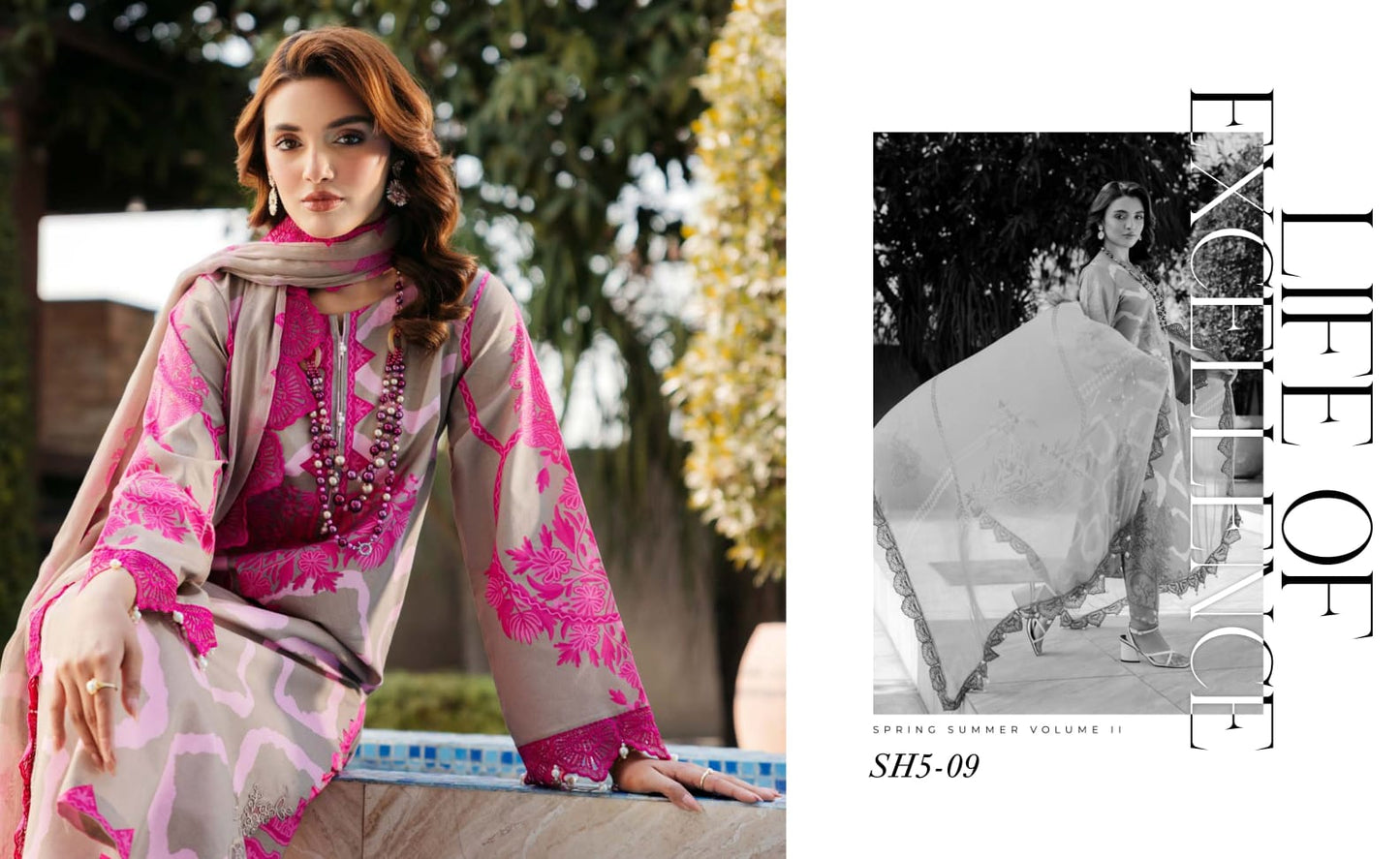 CHARIZMA SHEEN Embroidered Lawn