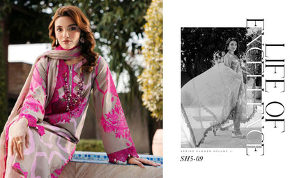 CHARIZMA SHEEN Embroidered Lawn