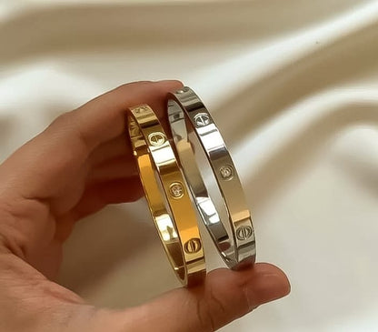 stainless steel bangles two