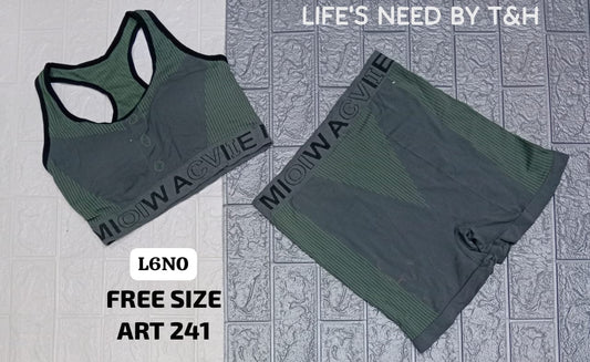 Sports Bra with boxer