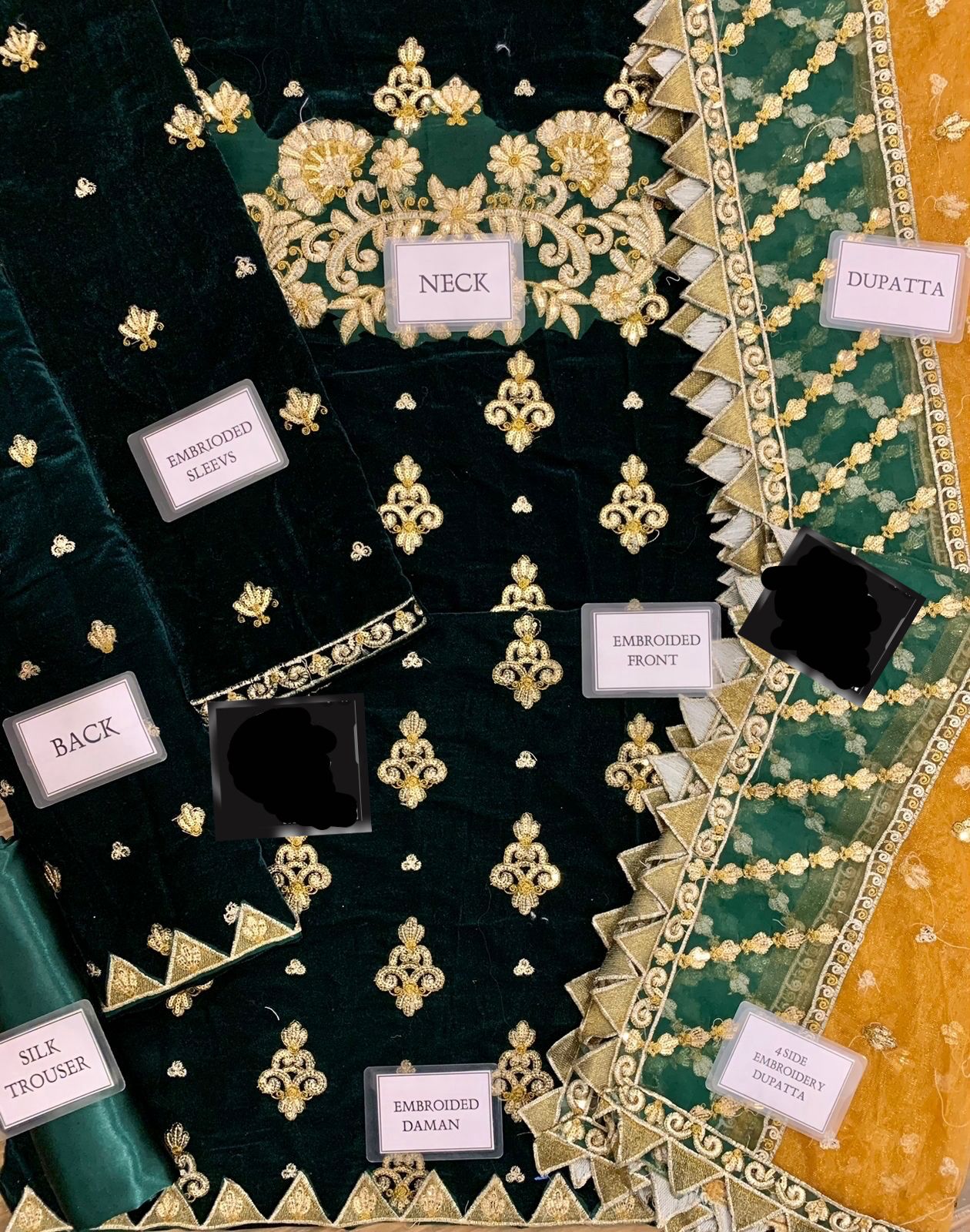 Eman Adeel Velvet Embroidered Suit