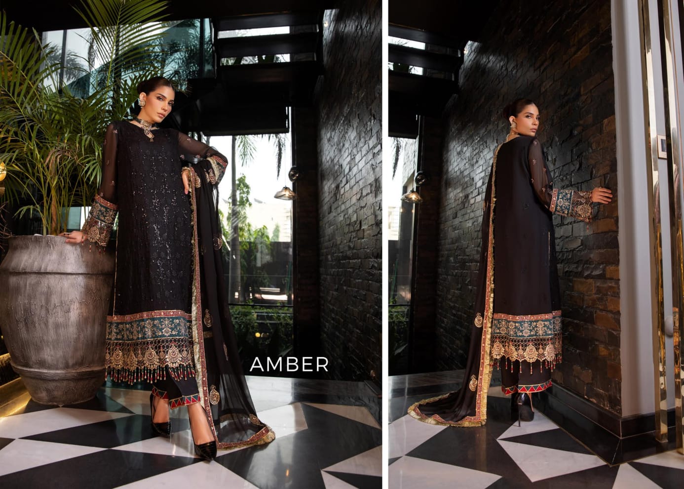 Afsaneh Luxury Pure Bamber Chiffon Collection