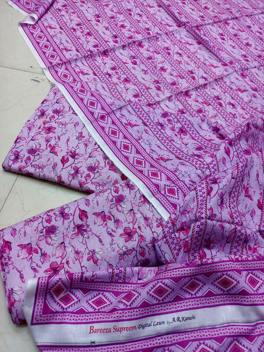 Bareeze Lawn 3 Pcs Printed