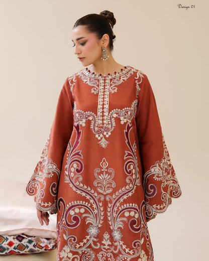 ADAN'S LIBAS FLORAL GRACE READY TO WEAR SILK