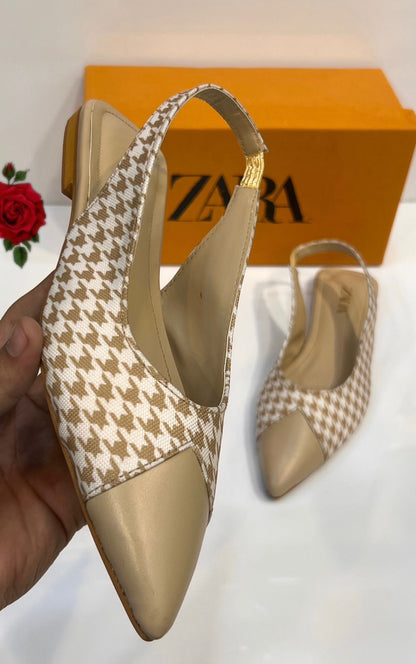 Zara flat pumps