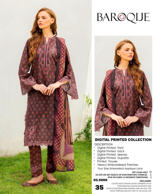 Baroque LAWN COLLECTION 2026