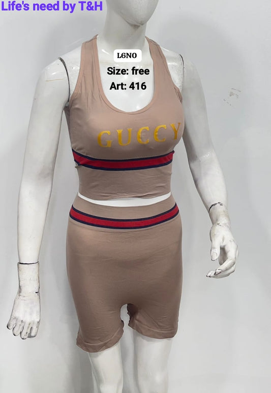 Sports bra with boxer