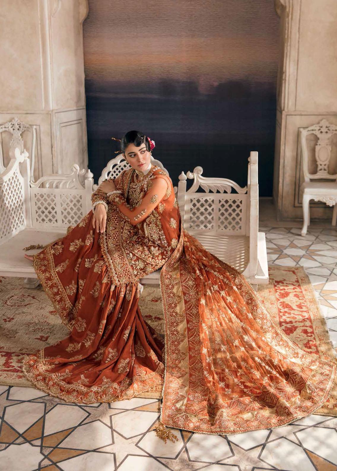 Afrozeh Embroidered AF22B 2 Rangreza Bridal Collection